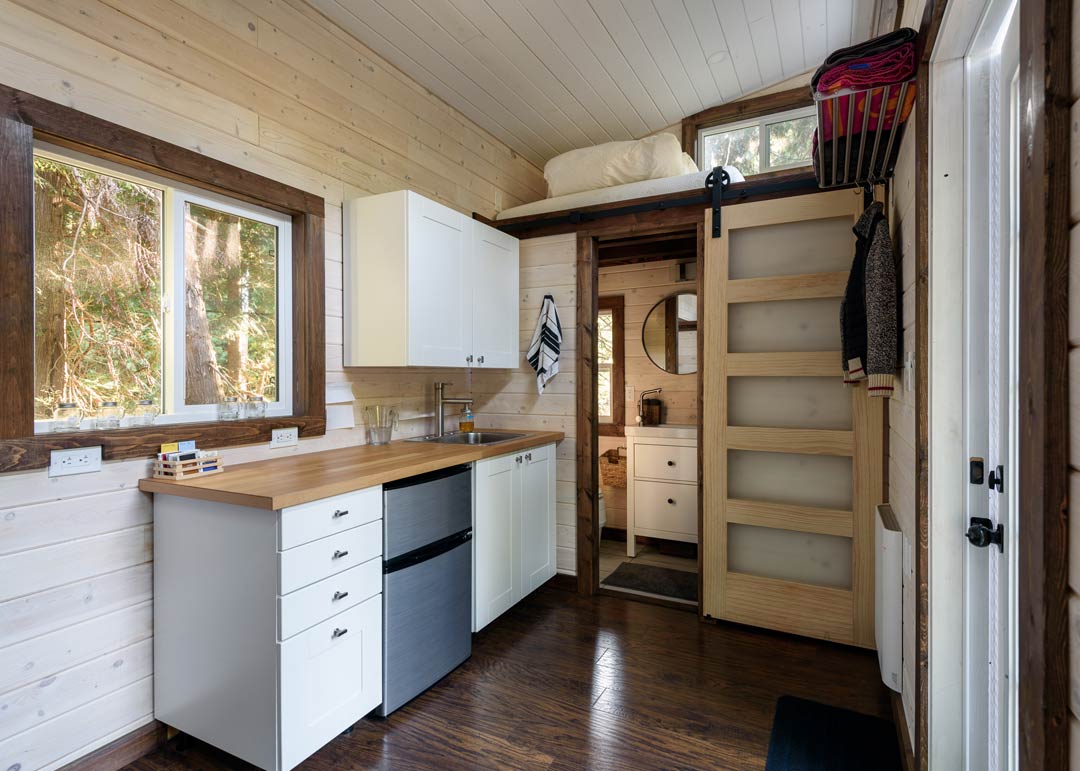 Tiny home farmhouse style.