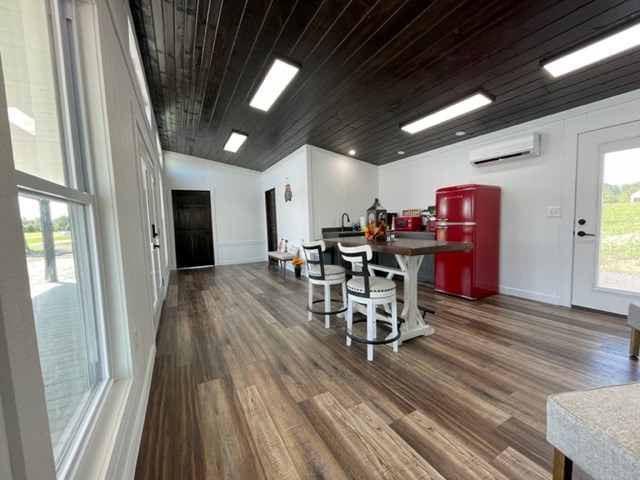 View of a tiny home kitchen.